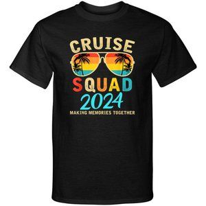 2024 Cruise Squad Cruising Vacation Making Memories Graphic Tee Shirt